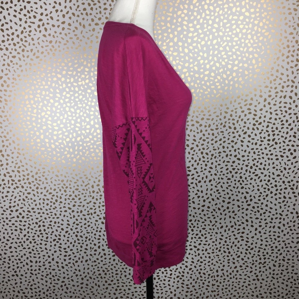 🍉PINK Victoria’s Secret Long Sleeves Tribal Top - Picture 3 of 8